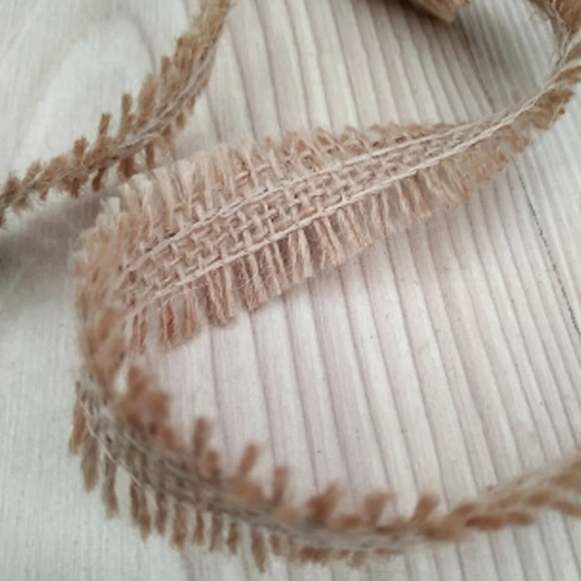 Jut Kurdele Ham Renk 10 Metre - 2,5 Cm Genişlik