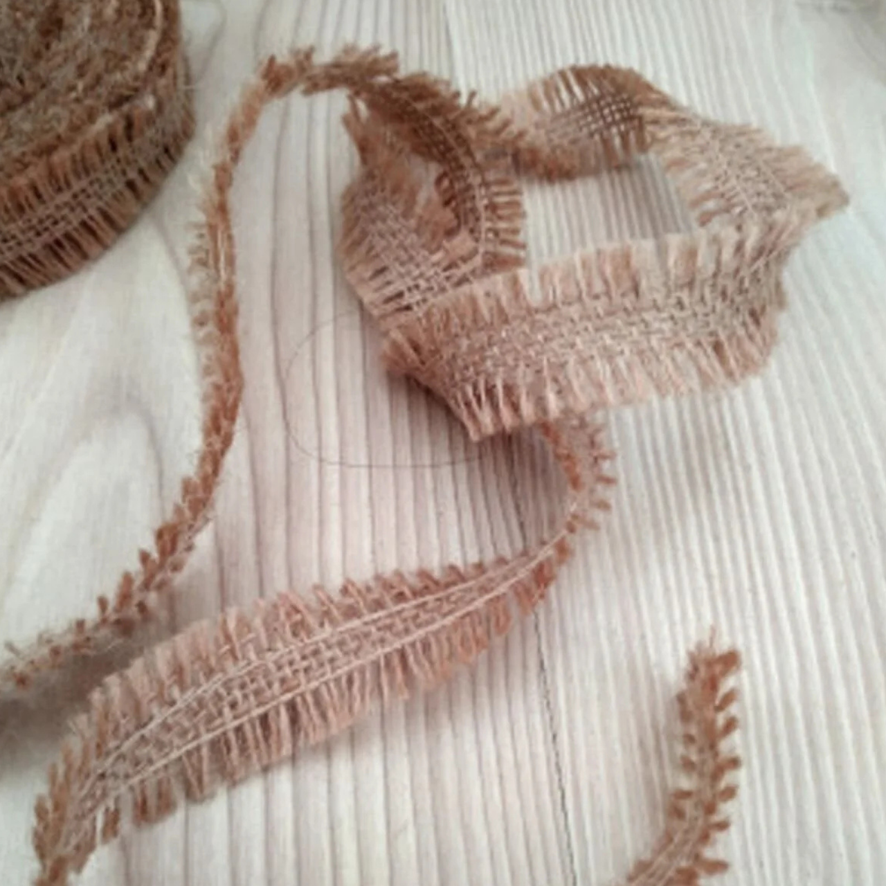 Jut Kurdele Ham Renk 10 Metre - 2,5 Cm Genişlik