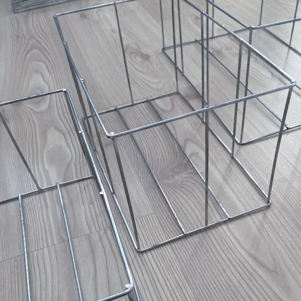 Segi Home Decor Metal Makrome Kalıbı Üçlü Sepet Seti Makrome Sepet Iskeleti 3 Farklı Boy