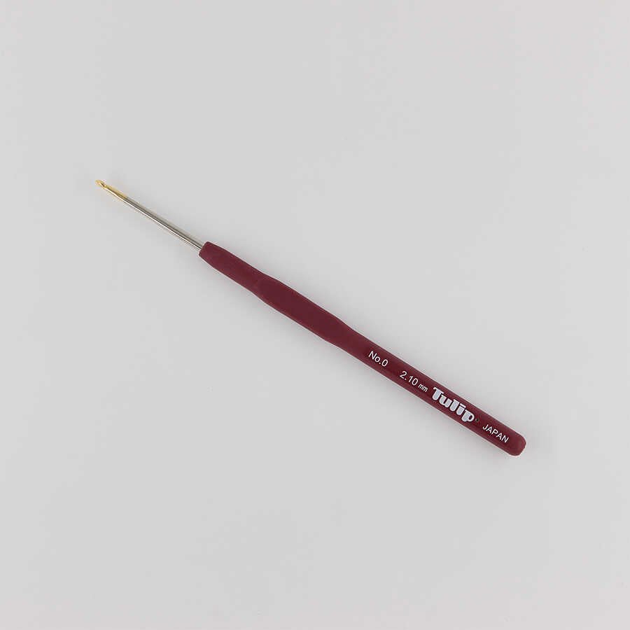 Tulip Silikon Saplı Dantel Tığı - Ergonomik Örgü Tığı