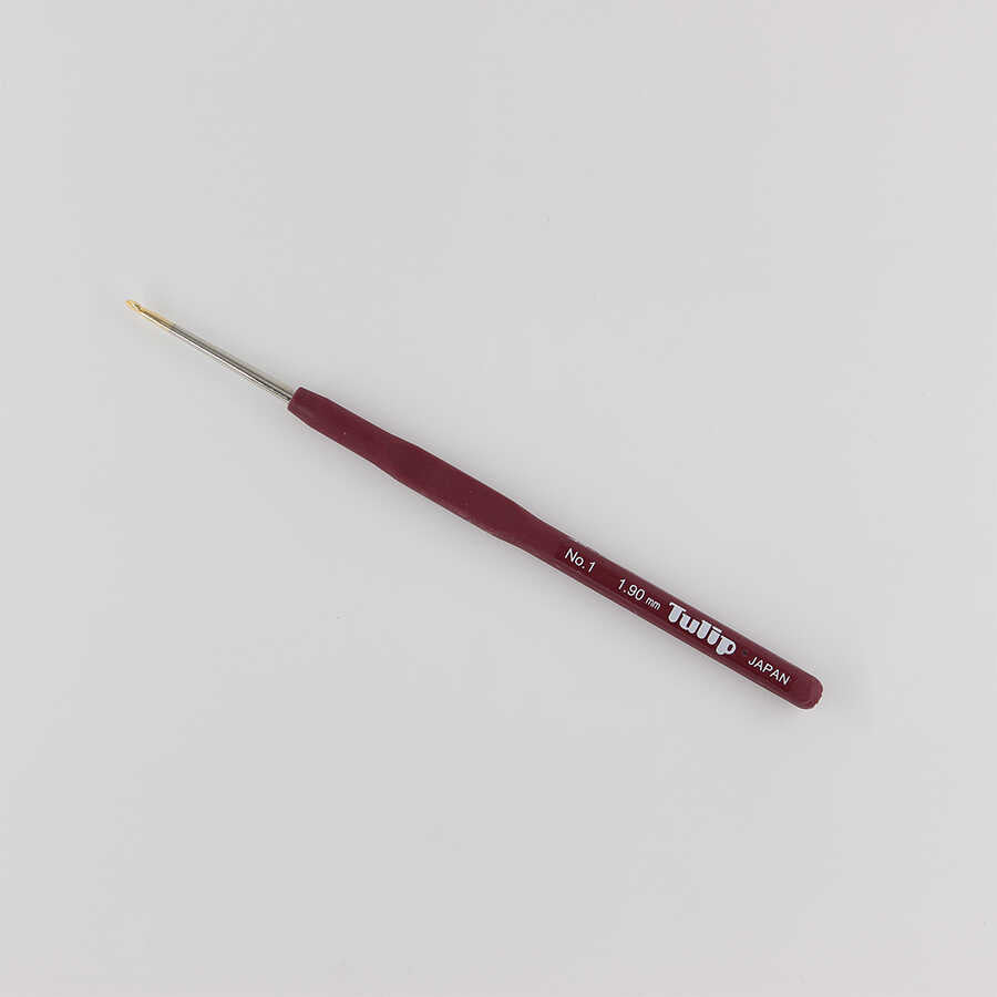 Tulip Silikon Saplı Dantel Tığı - Ergonomik Örgü Tığı