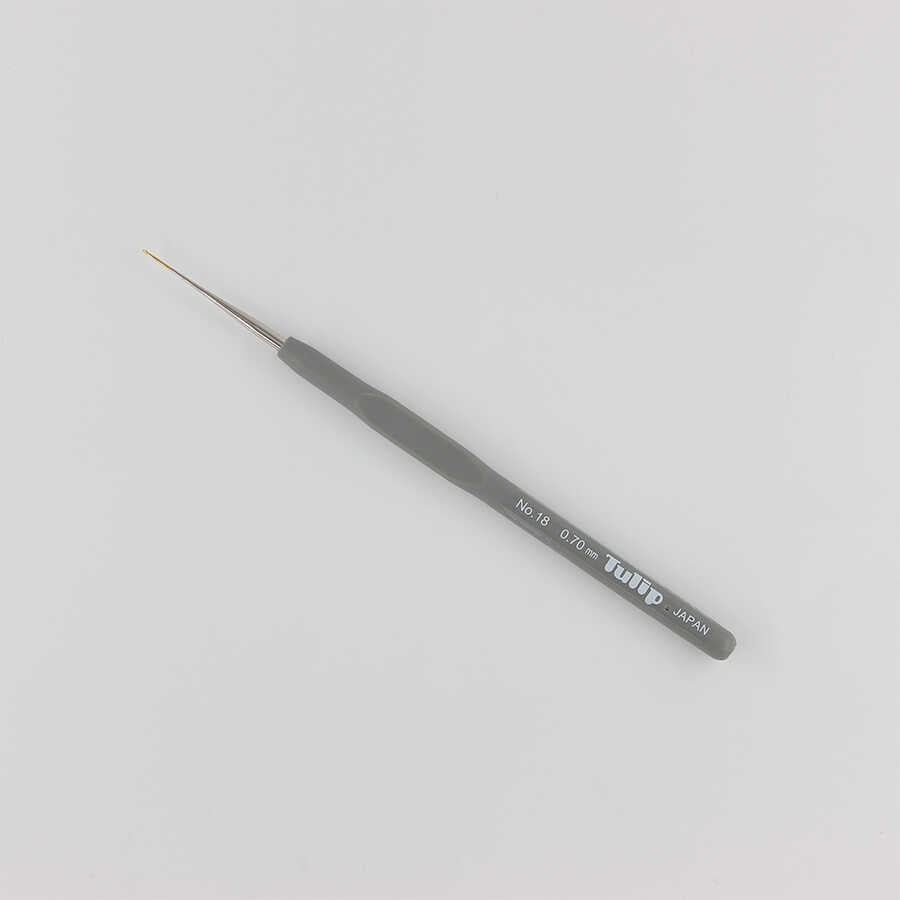 Tulip Silikon Saplı Dantel Tığı - Ergonomik Örgü Tığı