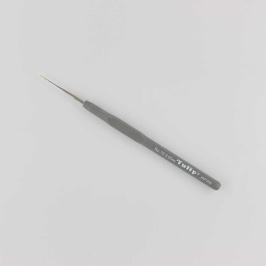 Tulip Silikon Saplı Dantel Tığı - Ergonomik Örgü Tığı