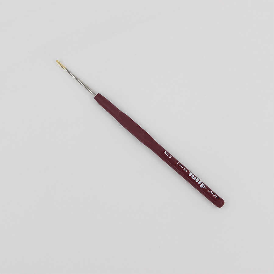 Tulip Silikon Saplı Dantel Tığı - Ergonomik Örgü Tığı