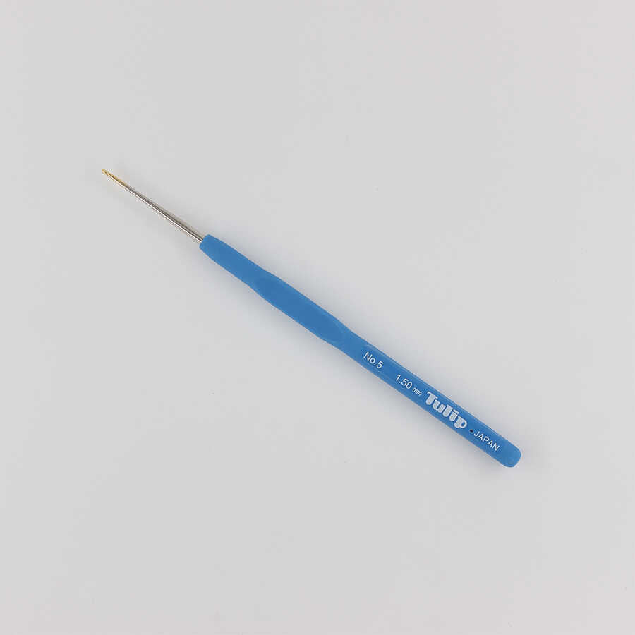 Tulip Silikon Saplı Dantel Tığı - Ergonomik Örgü Tığı