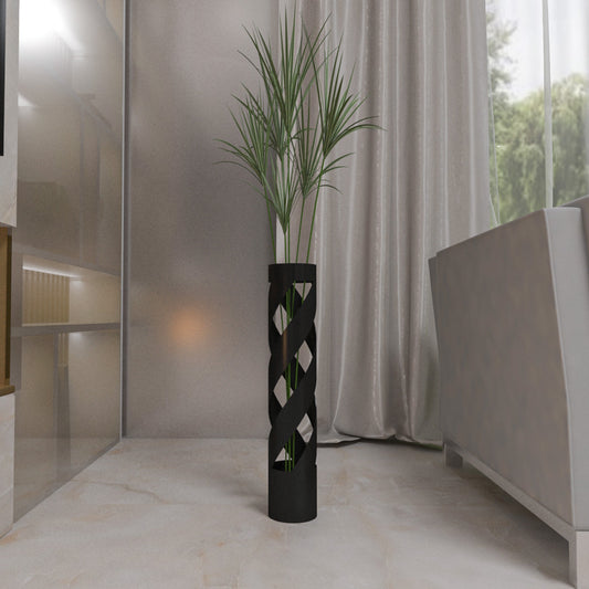 Uzun Büyük Metal Vazo Siyah Renk Yükseklik 60 cm Genişlik 11,4 cm Pampas İçin Vazo Çiçek Vazosu (Kopya) (Kopya) (Kopya) (Kopya)