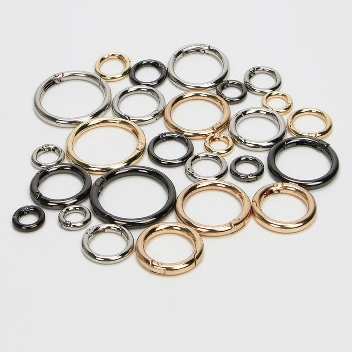 Yaylı Yuvarlak Çanta Halkası